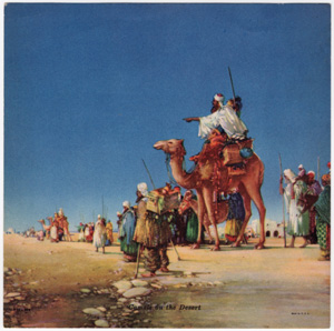 Camels on the Desert